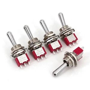 Mini interruptor de palanca SPDT de 3 pines con mango grande SH T8014-Z1 5 piezas - Imagen 1 de 6