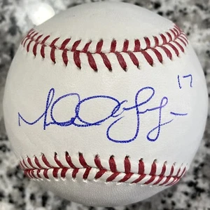 MICHAEL LORENZEN Auto Signed MLB Baseball w/COA Cincinnati Reds LA Angels - Picture 1 of 2