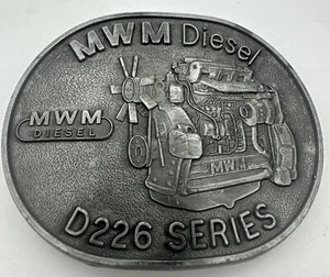 Vintage Marine MWN Diesel Motor D226 Serie Gürtelschnalle RAR - Bild 1 von 4