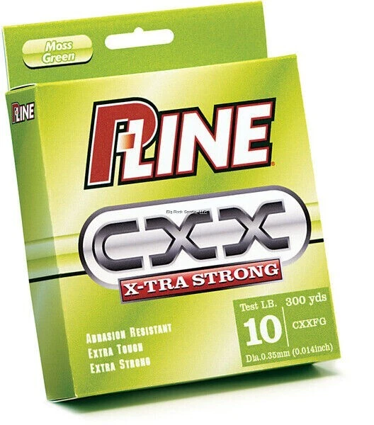 Carrete de llenado extra fuerte P-Line CXX (300 yardas, 8 libras, verde musgo) Foto 1 de 1