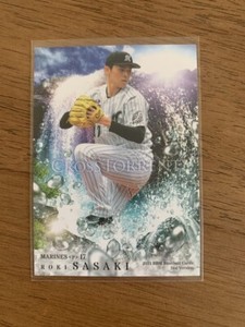 Roki Sasaki 2021 BBM CT40 Cross Torrent Baseball  MARINES Pitcher 17  from JAPAN