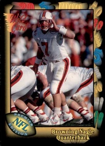 1991 Wild Card #44 Browning Nagle - Picture 1 of 2