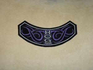 2004 HARLEY-DAVIDSON H-D HD OWNERS GROUP H.O.G. HOG ANNUAL ROCKER JACKET PATCH - Picture 1 of 1