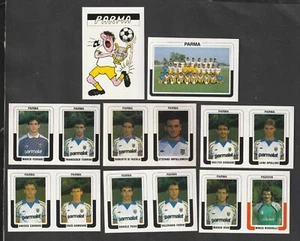 LOTTO DI 8 FIGURINE ALBUM CALCIATORI CALCIO FLASH 1988 1987-88 NUOVE PARMA - Picture 1 of 1