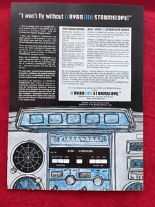 Vintage 1978 Print Ad Ryan Stormscope WX-7A Aircraft Radar Aviation Technology - Picture 1 of 7