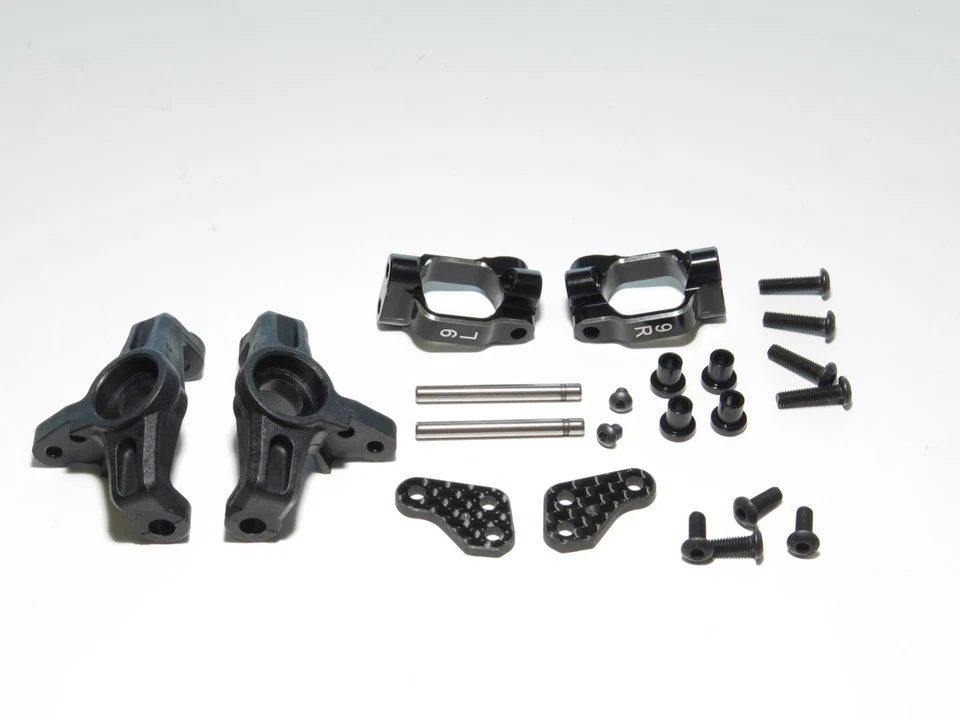 TLR03026 TEAM LOSI RACING 22X-4 ELITE BUGGY KNUCKLES WITH ALUMINUM CARRIERS SET - Image 1 of 1