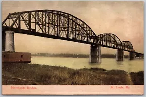 Vintage St Louis Missouri MO Merchants Bridge 1910er Jahre Ansicht alte Postkarte - Bild 1 von 2