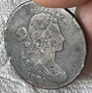 1801 Large Cent Natural Uncleaned United States Of America - Picture 1 of 6