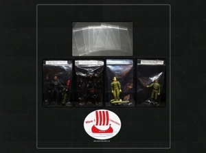 50 Action Figure Bags Acid-Free & Archival perfect 3.75" & 4" Marvel DC GI Joe - Picture 1 of 1
