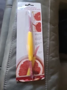 Norpro Nonstick Squirtless Grapefruit Knife, 8.75 inch, yellow and red - Picture 1 of 2