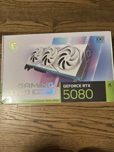 NEW MSI Gaming Trio 5080 OC Nvidia GeForce RTX 5080 16GB GPU - Picture 1 of 3