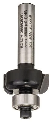 Bosch Profilfräser E, 8 mm, R1 4 mm, D 20,7 mm, L 8,7 mm, G 53 mm - Bild 1 von 4