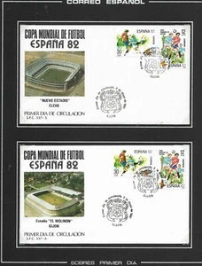Mundial Futbol España 82 Estadios Nuevo Elche y El Molinon año 1981 (ER-370) - Picture 1 of 1