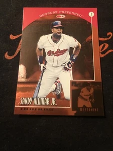 1998 Donruss Preferred - Sandy Alomar JR "Mezzanine" Gold Foil #80 - Foto 1 di 2