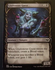 1x Magic The Gathering Glottonous Guest Magic The Gathering [Innistrad Crimson Vow] #292 - Imagen 1 de 5