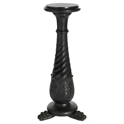 Antique RJ Horner School Carved Oak Sculpture Display Pedestal, Circa 1900 Cover