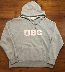 DW Authentic Women’s UBC university British Columbia Gray Pink Hoodie Sz M  - Picture 1 of 5