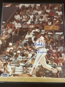 Eddie Murray PSA DNA Coa Signed 8x10 Orioles Photo Autograph - Picture 1 of 2