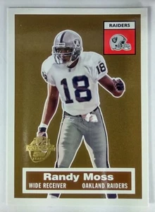 Randy Moss #10 of 22 Oakland Raiders 2005 TOPPS 50 Years Insert Card - MINT - Picture 1 of 2