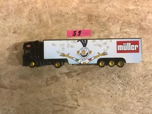 werbetrucks 1:87, müller, Der kleine Hunger, Lkw, Selten, Molkereiprodukte - Bild 1 von 1