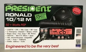 President Ronald Amateur 10 Meter Radio 7 color AM/FM Brand New - Picture 1 of 2
