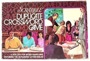 Scrabble Brand - Duplicate Crossword Game - Complete - Vintage Board Game - 1975 - Picture 1 of 9
