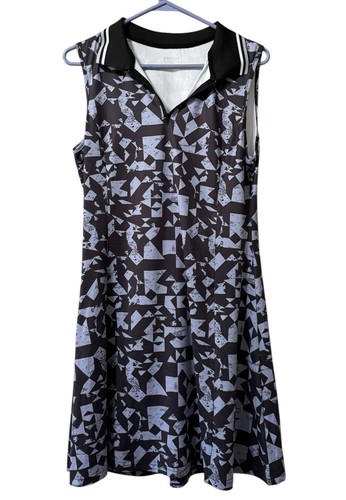 VETEMENTS Freeye Vestito Donna Taglia Media Elasticizzato Atletico Zip Golf Tennis Preppy LEGGI