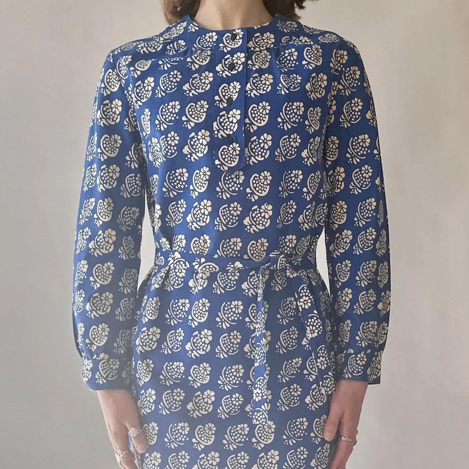 Vestido estampado Hedelmakori vintage 1964 Marimekko for Design Research 38/10 se ajusta a S Foto 1 de 4