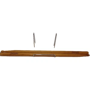 Guitar Hero Wooden Drum Sticks Sony Play Station Divots Wear - Picture 1 of 7