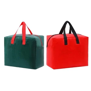 Christmas Storage Bag PE Materials Waterproof Large Capacity Holiday Decoration - Picture 1 of 10