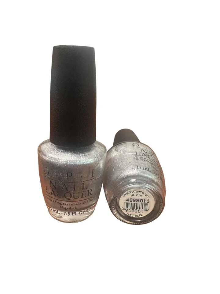 Лак для ногтей OPI My Signature is DC NL C16 0,5 жидкой унции металлический серебристый лак - Изображение 1 из 1