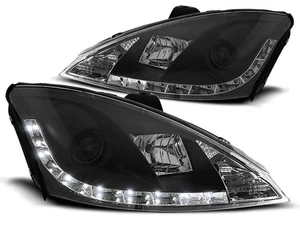 headlights for FORD FOCUS 2001 2002 2003 2004 daylight black LHD - Picture 1 of 1