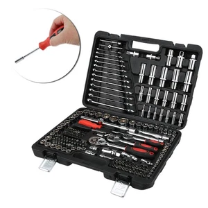 215 Piece Professional Socket Set - 1/2" 3/8" 1/2" DR / Ratchet Spanners / Torx - Picture 1 of 14