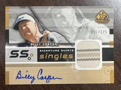 2003 Upper Deck Billy Casper Signature Shirts Auto /375 - Image 1 of 2