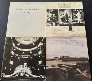 70's ROCK vinyl LP lot - E. L.P. - Genesis LAMB LIES - Jethro Tull - Moody Blues - Imagen 1 de 9