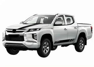 Car Hood And Side Sticker For Mitsubishi L200 Triton Graphics Mountain Decals - Picture 1 of 9
