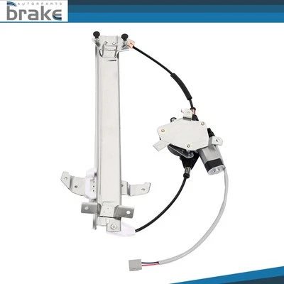 Front Driver Left For Lincoln Town Car 1993-1997 Power Window Regulator W/ Motor - Image 1 of 4