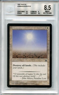 NM-MT BGS 8.5 (w/subs) Armageddon - Portal - 1997 - Rare - Image 1 of 2