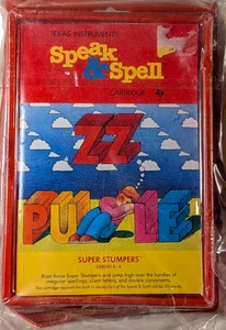 Vintage NEU Texas Instruments Puzzle Super Stumpers Patrone für Sprechen & Sprechen - Bild 1 von 3