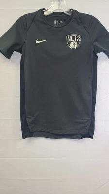 Nike Dri Fit Youth Boys Medium Brooklyn Nets Short Sleeve Shooting Shirt NBA - Image 1 of 4