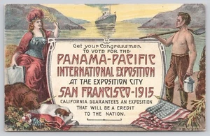Postal: Panamá - Exposición del Pacífico, San Francisco, California, Expo 1915 - Imagen 1 de 2
