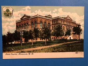 BISMARCK NORTH DAKOTA ND STATE CAPITOL UNUSED DIVIDED BACK POSTCARD - Picture 1 of 2
