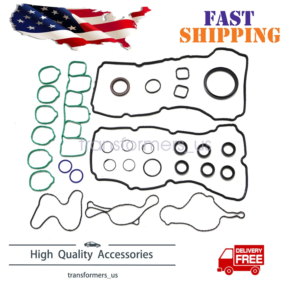 Juego de juntas de colector de admisión de 3,7 L para Ford Edge Lincoln MKS MKT MKX MKZ 2011-2013 Foto 1 de 4