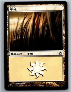 Magic The Gathering JAPANESE Scars of Mirrodin Plains #233/249 Land MTG TCG CCG - Picture 1 of 2