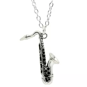 Bluebubble BAND CAMP Music Necklace Retro Funky Cool Musician Pop Jazz Festival - Picture 1 of 3