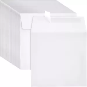 50 Pack Square Envelopes, 5.5 x 5.5, for Greeting Cards, Wedding Invitations, Se - Picture 1 of 8