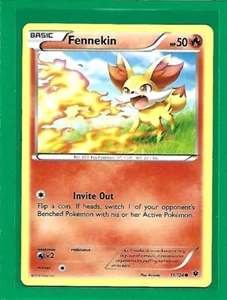 Pokémon TCG XY Fates Collide Fennekin #11/124 Regular Common - Picture 1 of 2