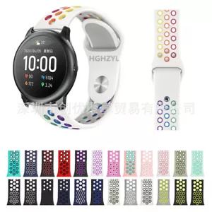 For Breitling Watch Silicone Watch Band Strap Rainbow 22mm - Picture 1 of 17