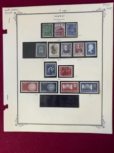 Norway One man's collection 1969/71 Mint Sets appears NH in Mounts - Picture 1 of 2