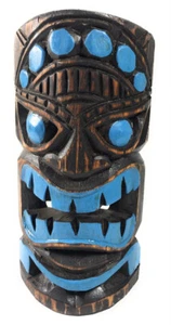 Ocean Tiki Mask 8" - Hand Carved Tiki Decor | #dpt513920 - Picture 1 of 1